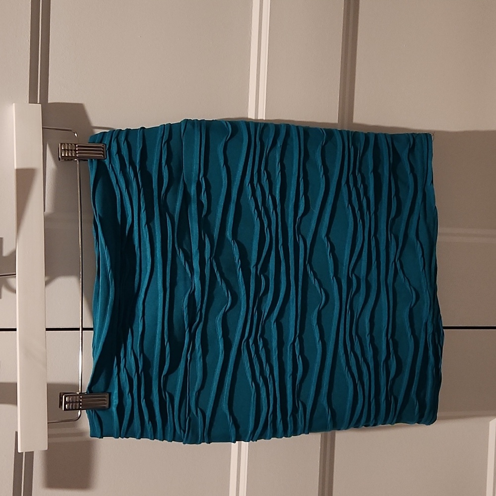 Simons turquoise skirt xs